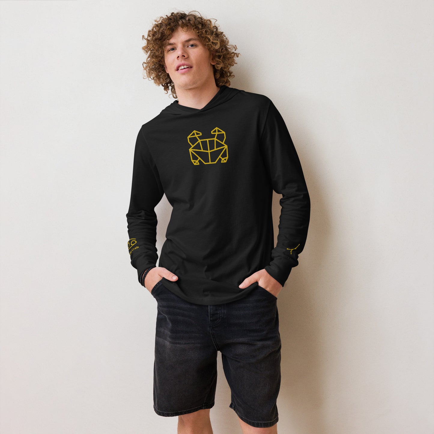 Men's Hooded Long-sleeve Tee – Cancer