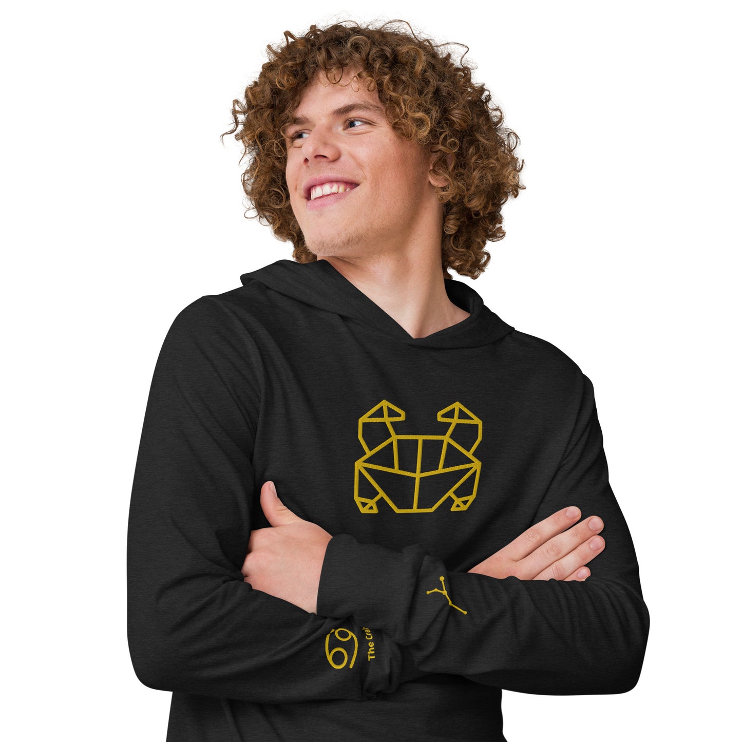 Men's Hooded Long-sleeve Tee – Cancer