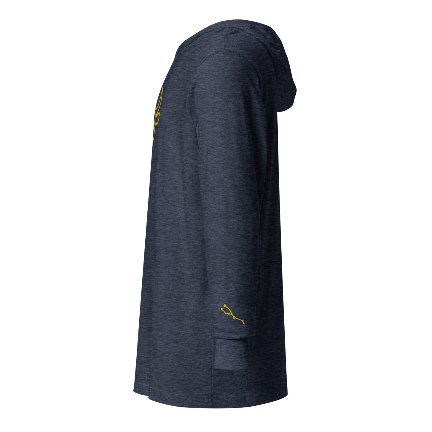 Men's Hooded Long-sleeve Tee - Taurus