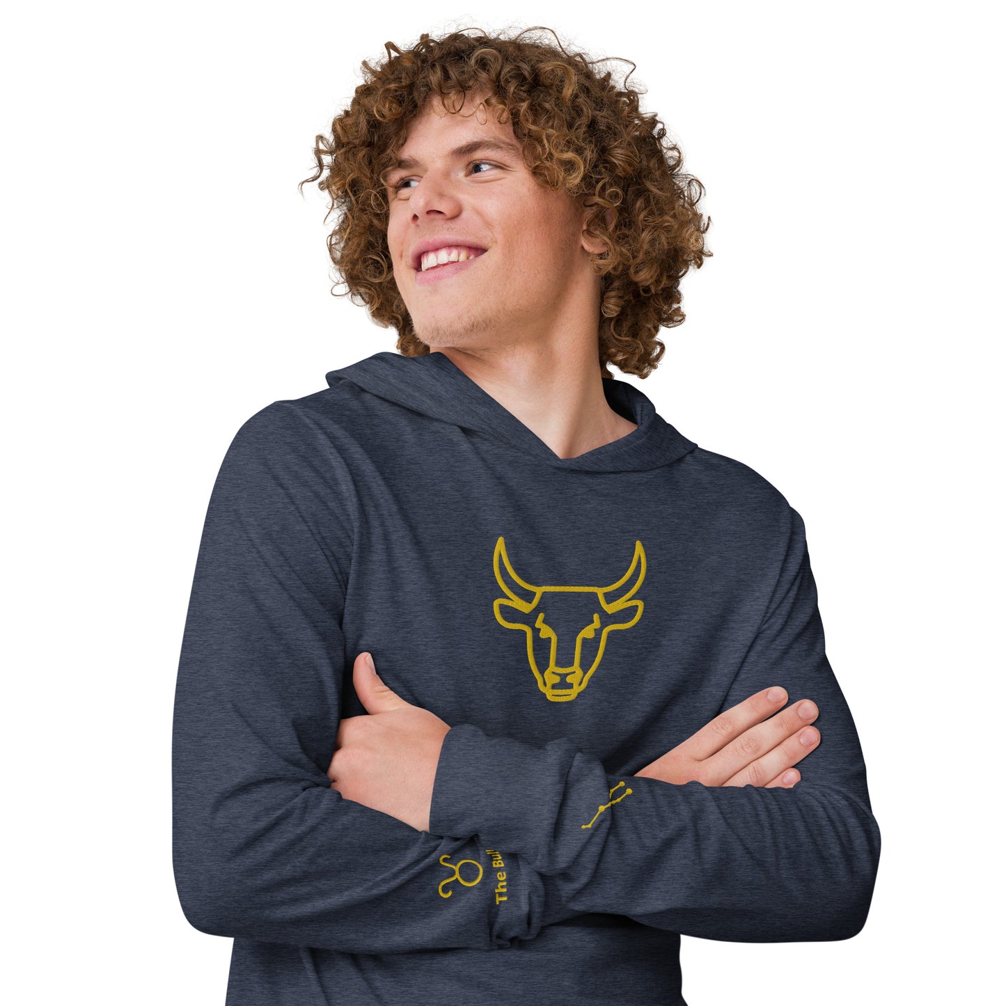 Men's Hooded Long-sleeve Tee - Taurus