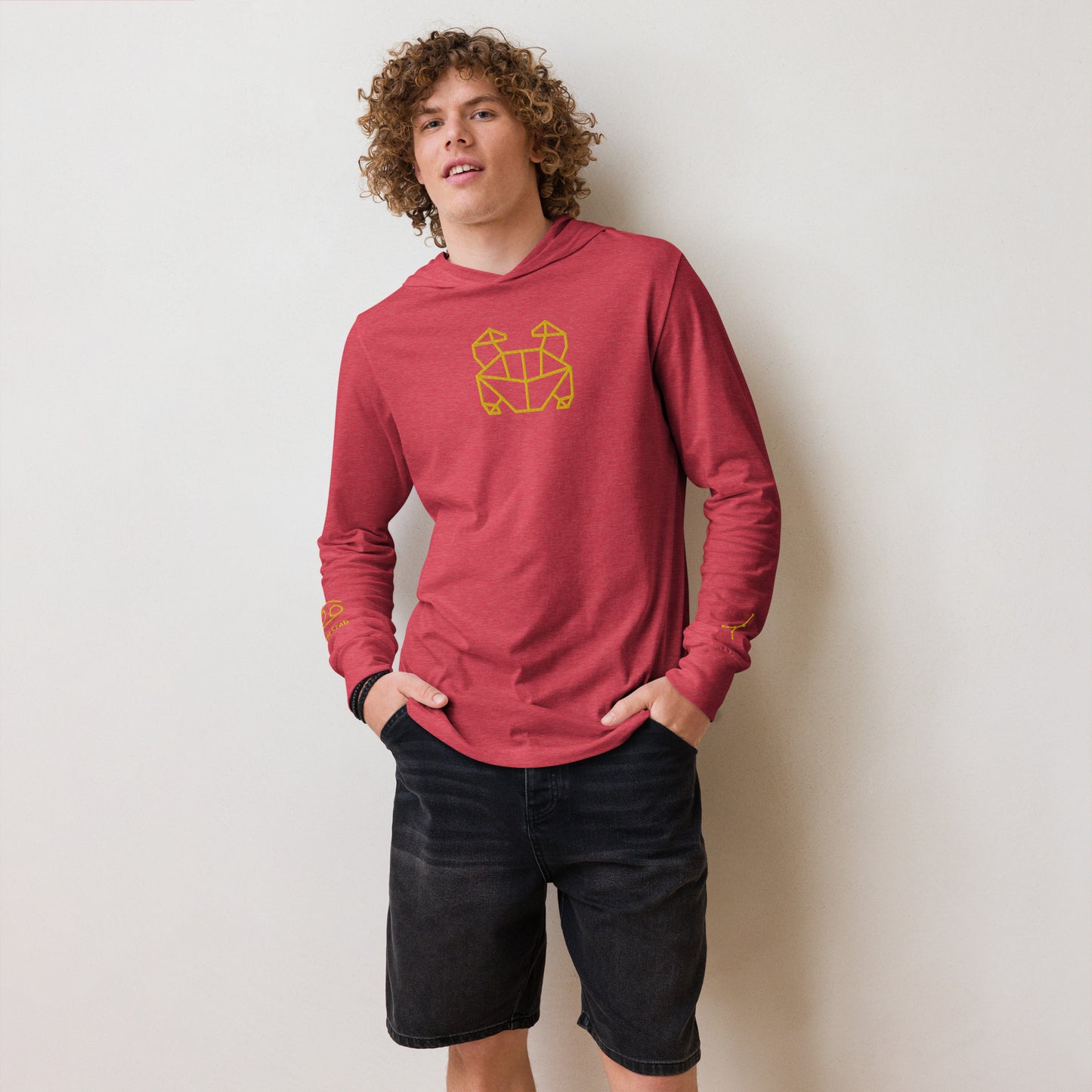 Men's Hooded Long-sleeve Tee – Cancer