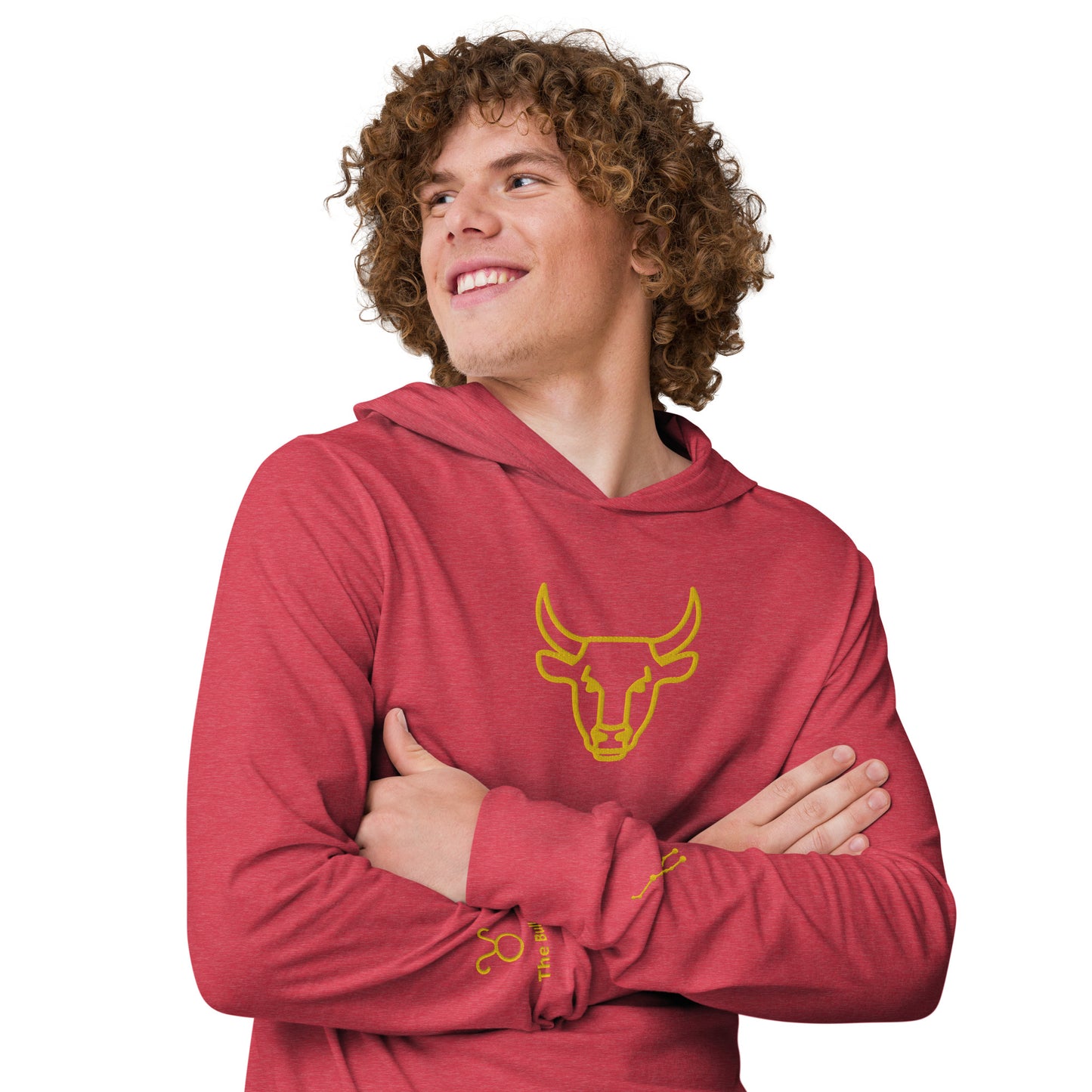 Men's Hooded Long-sleeve Tee - Taurus