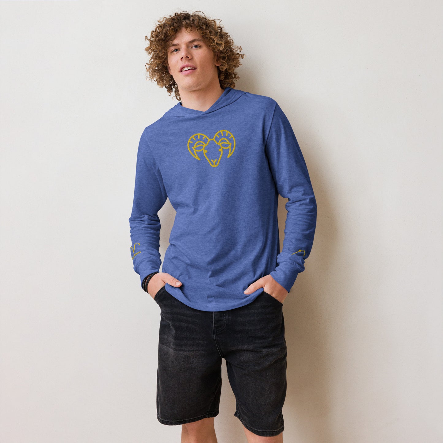 Men's Hooded Long-sleeve Tee – Aries