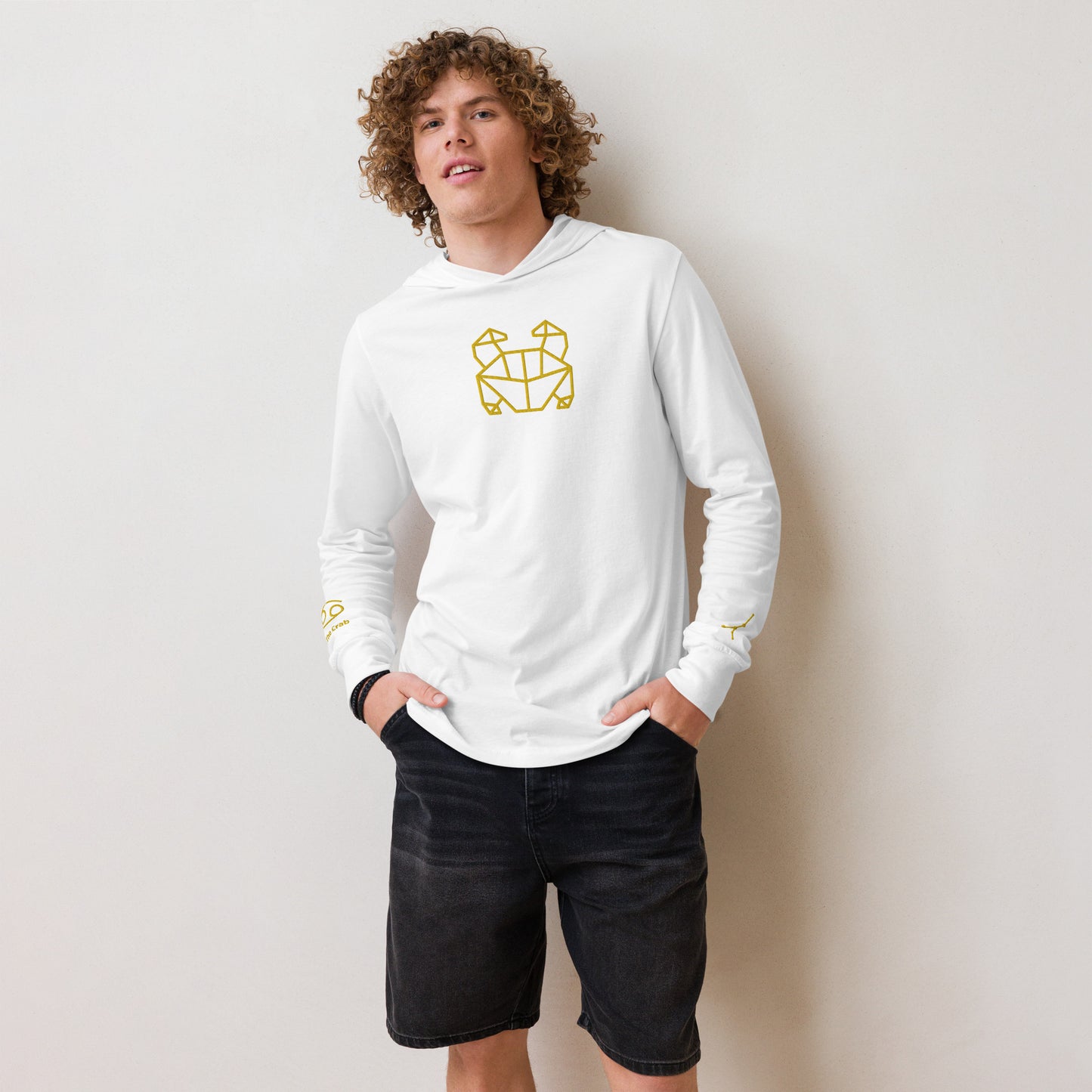 Men's Hooded Long-sleeve Tee – Cancer