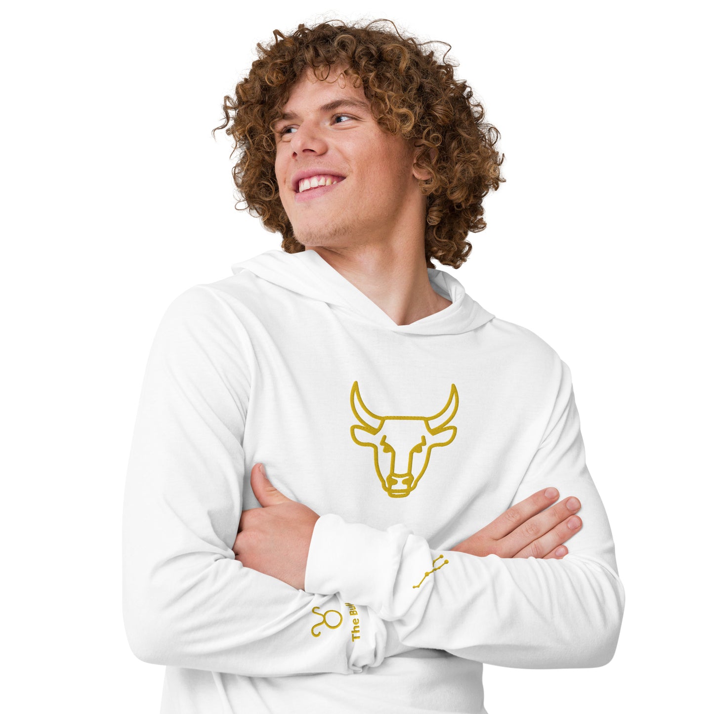 Men's Hooded Long-sleeve Tee - Taurus